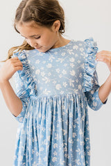 Bluebell 3/4 Ruffle Twirl Dress