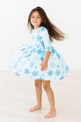 Winter Wonderland Pocket Twirl Dress