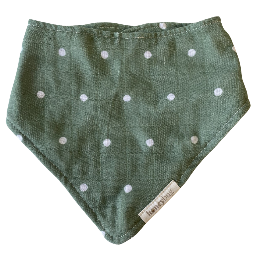 HoneyBug Bandana Bib - Alpine Dot