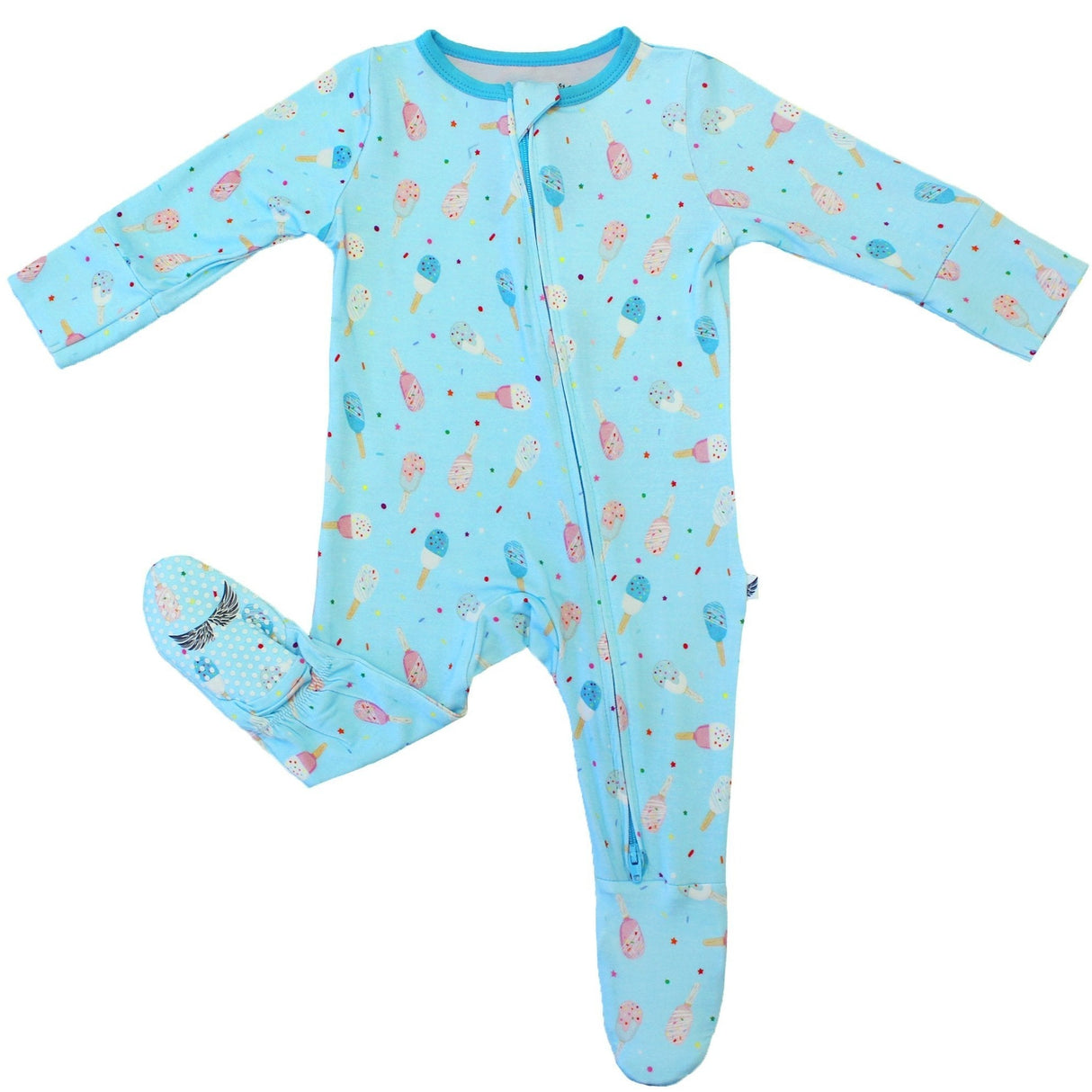 Aqua Popsicles Footie (NB-24m) - HoneyBug 