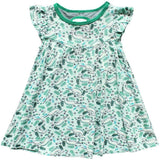 Aquamarine Narwhals Twirling Dress (2T-6Y) - HoneyBug 