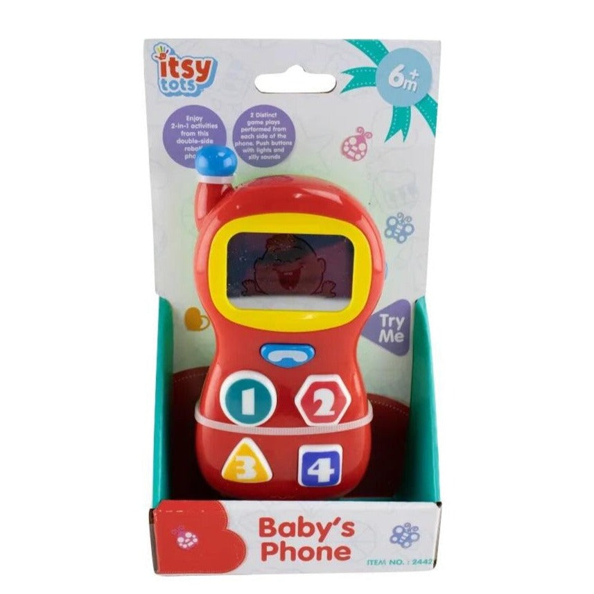 Itsy Tots Battery Operated Baby Phone Toy