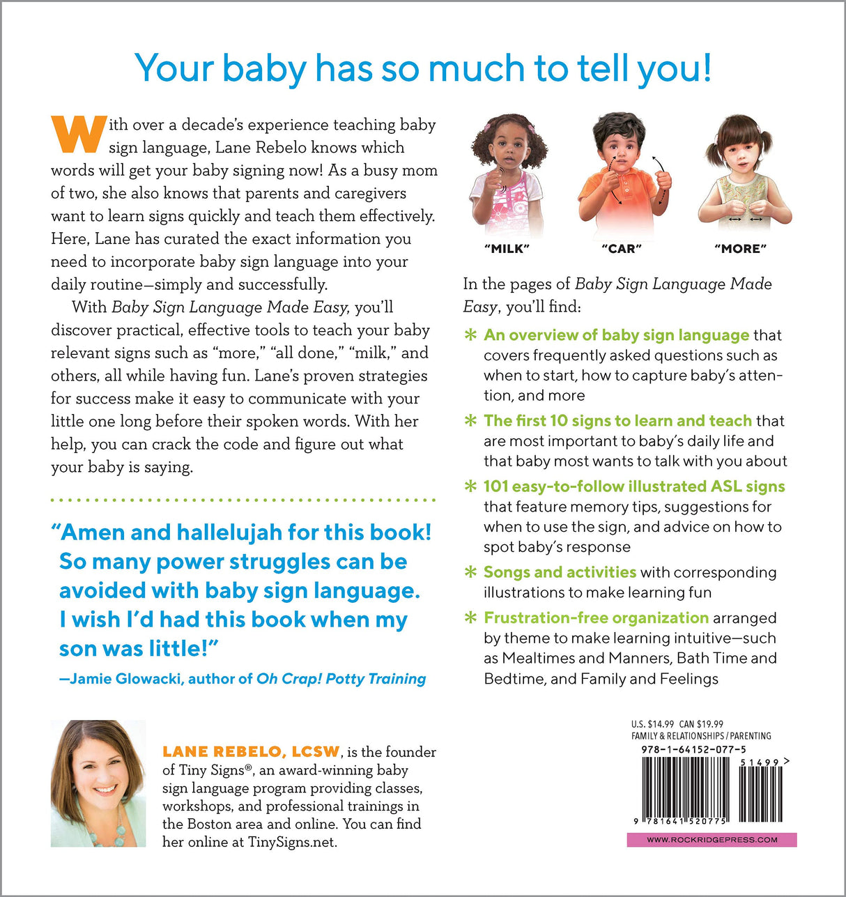 Baby Sign Language Made Easy: 101 Signs to Start Communicating with Your Child Now (Spiral Bound)