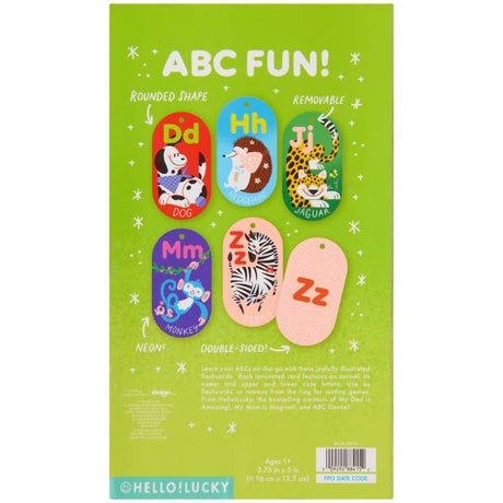 Hello!Lucky Amazing Animal Abc Flash Cards - HoneyBug 