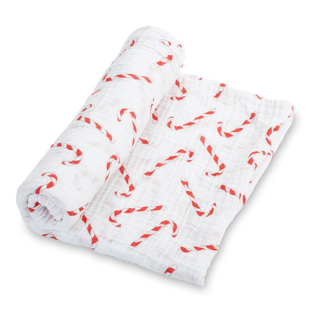 Christmas shop muslin swaddle