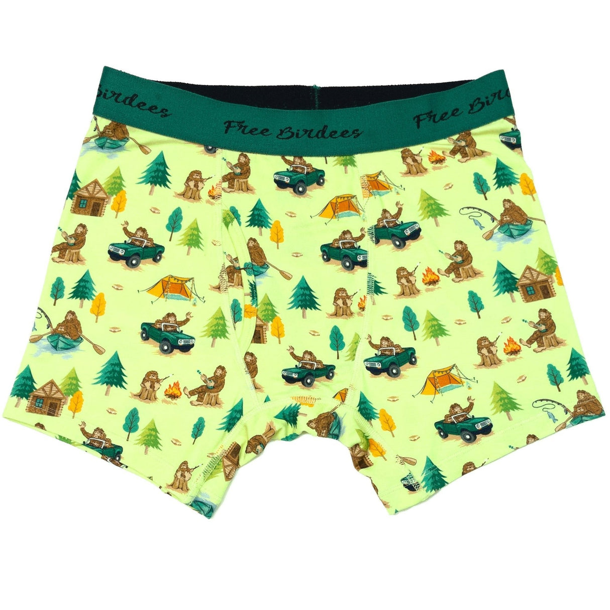 Bigfoot Camping Expedition Men's Boxer Briefs