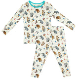 Birthday Party Animals Take the Cake Long Sleeve Pajama Set (12M-12Y)