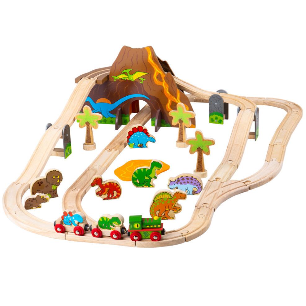 Dinosaur Railway Set