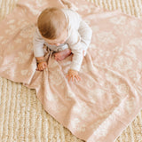 Organic Cotton Blanket Floral - HoneyBug 