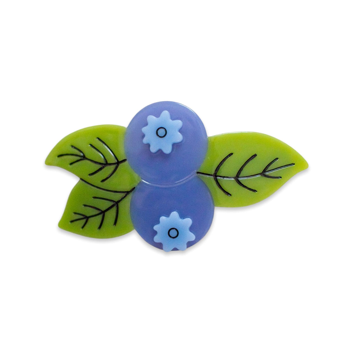 Blueberry French Barrette - HoneyBug 