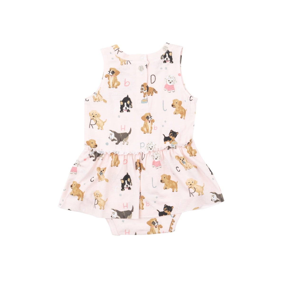 Bodysuit W/Skirt - Puppy Alphabet - HoneyBug 