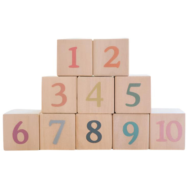 Boho Number + Counting Shape Blocks - HoneyBug 