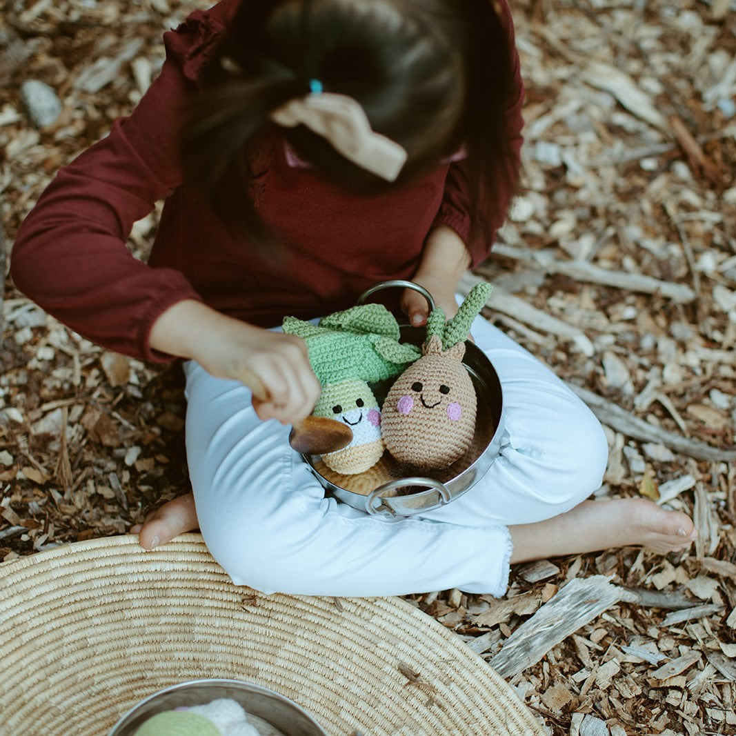 Pretend Play Food Rattle - Bok Choy