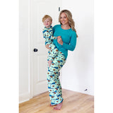 Born to be Wild Bisons Women's Long Sleeve Pajama Set - HoneyBug 