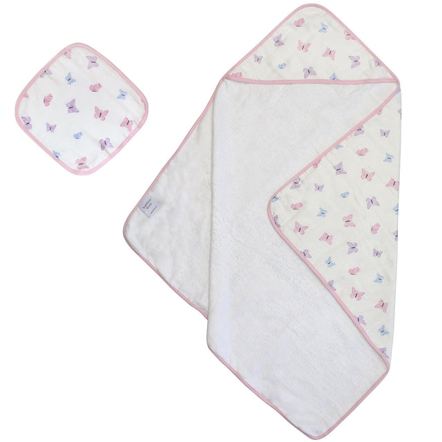 Butterfly Hooded Towel Set - HoneyBug 