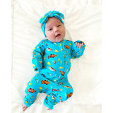 Calypso Fish Coverall (0-24m) - HoneyBug 