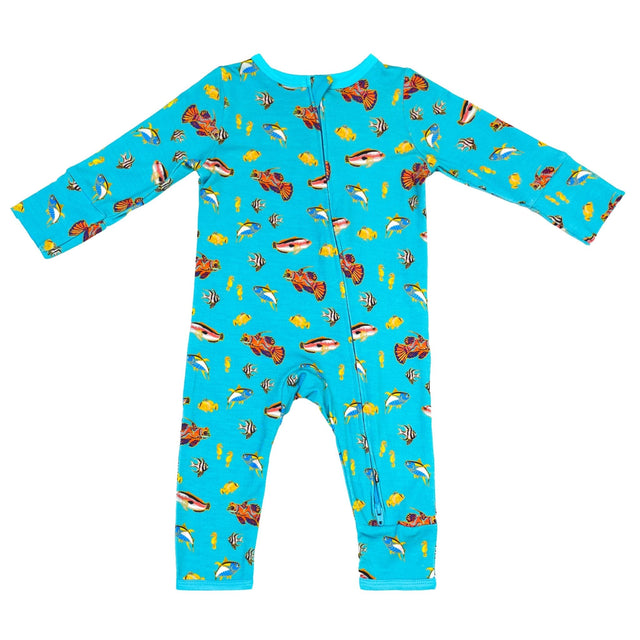 Calypso Fish Coverall (0-24m) - HoneyBug 