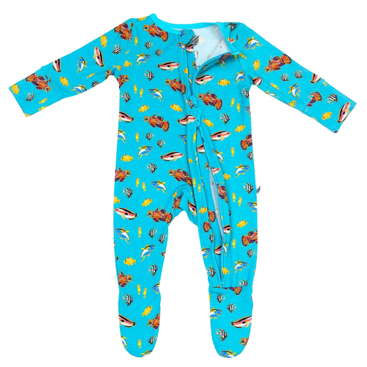 Calypso Fish Footie (NB-24m) - HoneyBug 