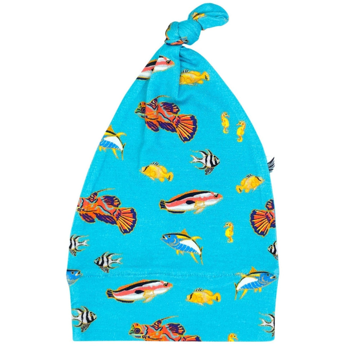 Calypso Fish Knotted Hat (0-3M) - HoneyBug 