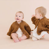 Classic Cardigan - Walnut - HoneyBug 