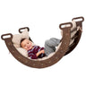 Climbing Arch Chocolate + Cushion - Montessori Climbers for Toddlers