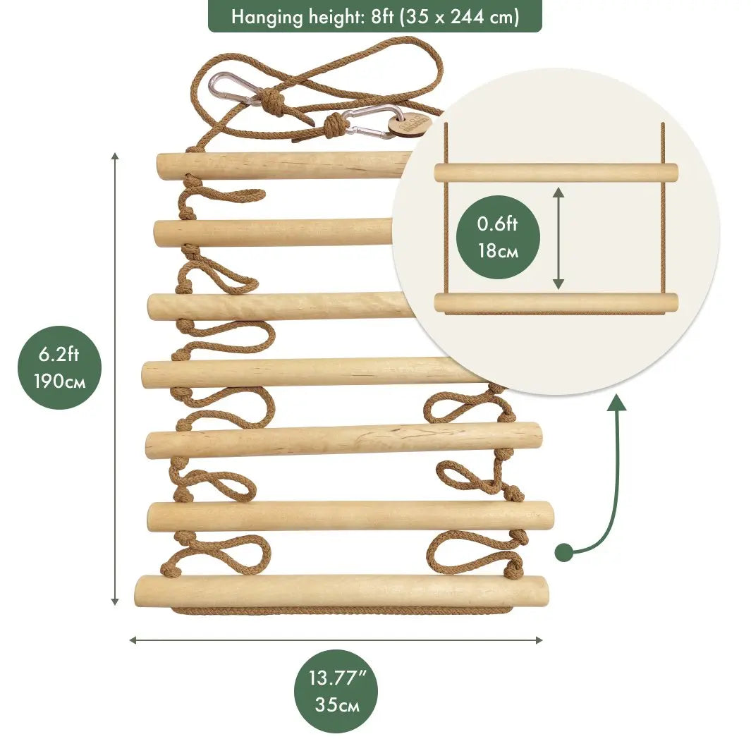 Climbing Rope Ladder for Kids (3-9 y.o.)