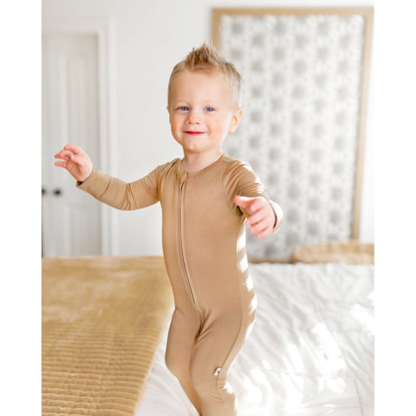 Coca Mocha Footie (NB-24m) - HoneyBug 