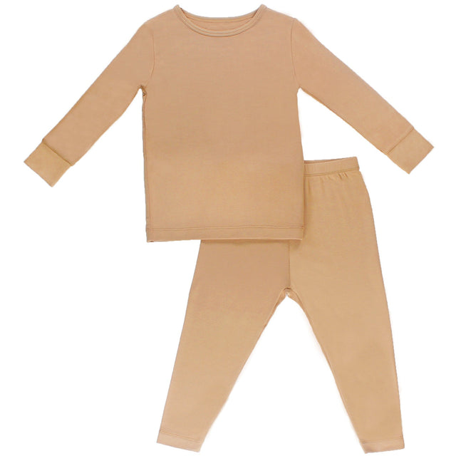 Coca Mocha Long Sleeve Pajama Set (2T-12Y) - HoneyBug 