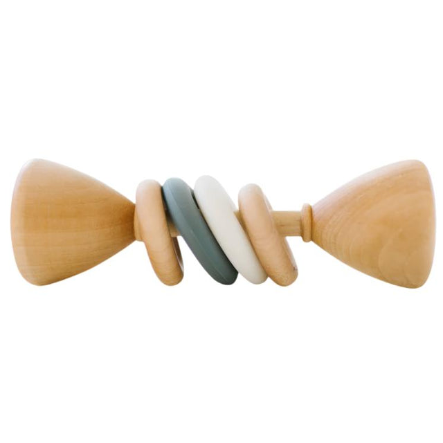 Color Block Classic Baby Rattle - HoneyBug 