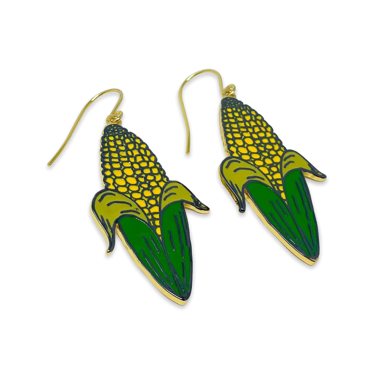 Corn Charm Earrings - HoneyBug 