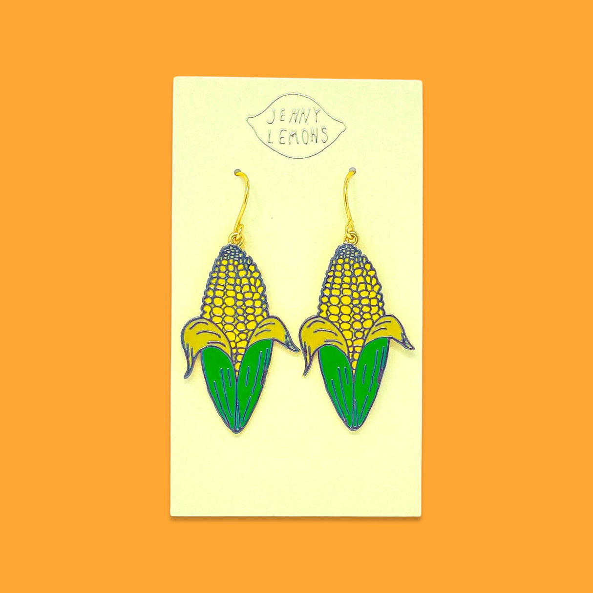 Corn Charm Earrings - HoneyBug 