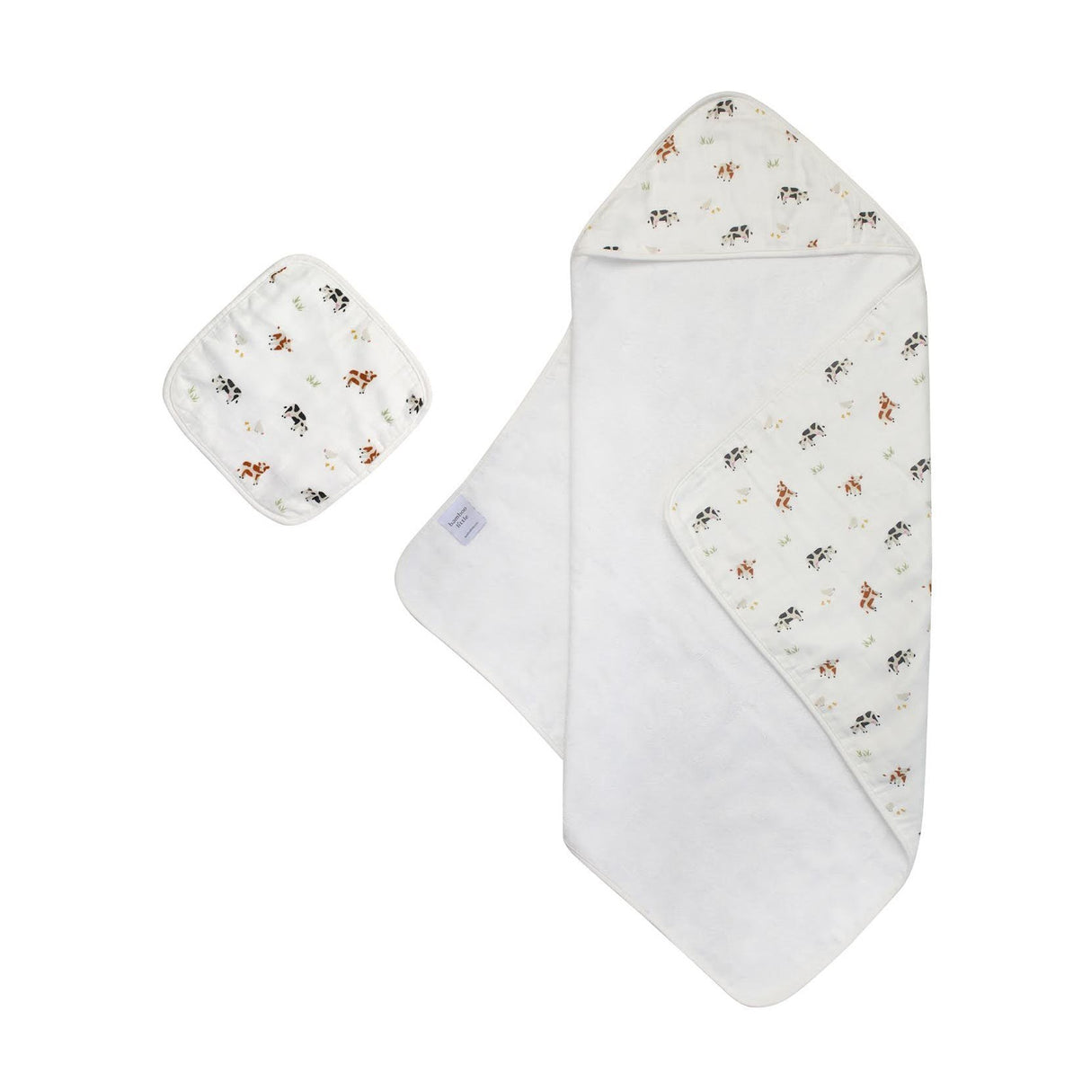 Cow Hooded Towel Set - HoneyBug 