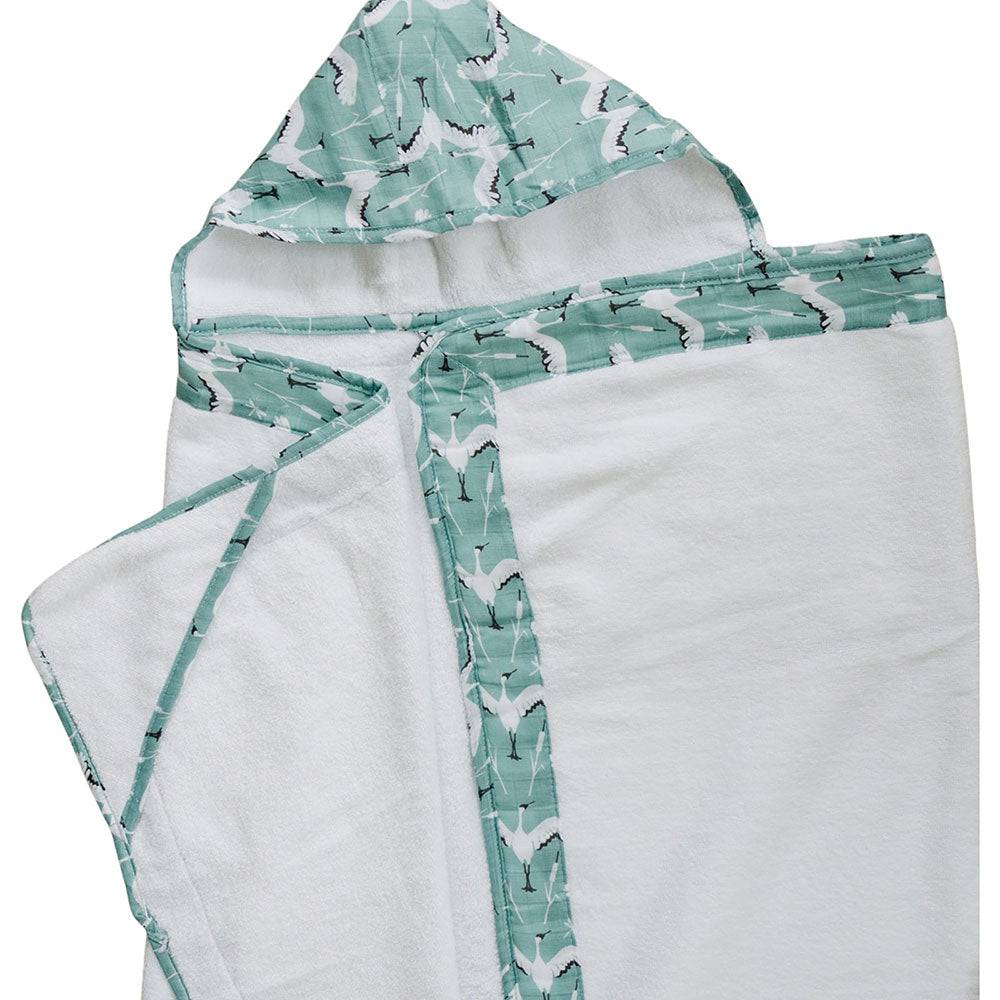 Crane Toddler Hooded Towel - HoneyBug 