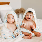 Fish Hooded Towel Set - HoneyBug 