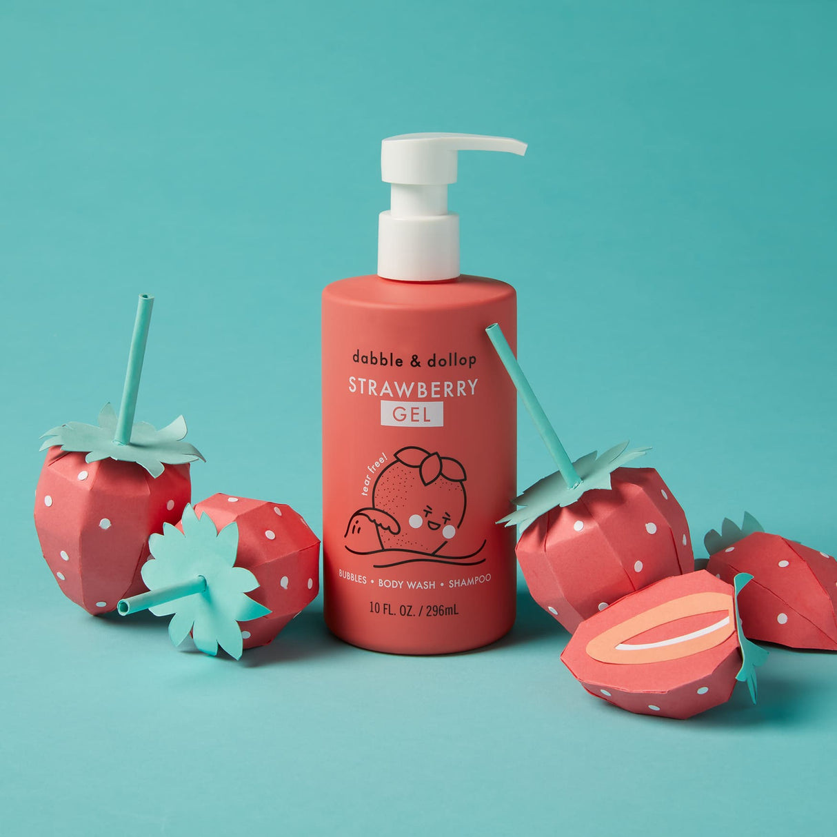 Tear-Free Strawberry Shampoo & Body Wash - HoneyBug 