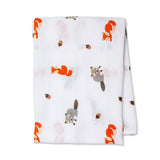 Classic Muslin Swaddle - Forest Friends - HoneyBug 