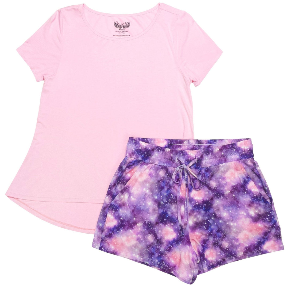 Diamonds in the Sky Women's Short Sleeve & Shorts Pajama Set