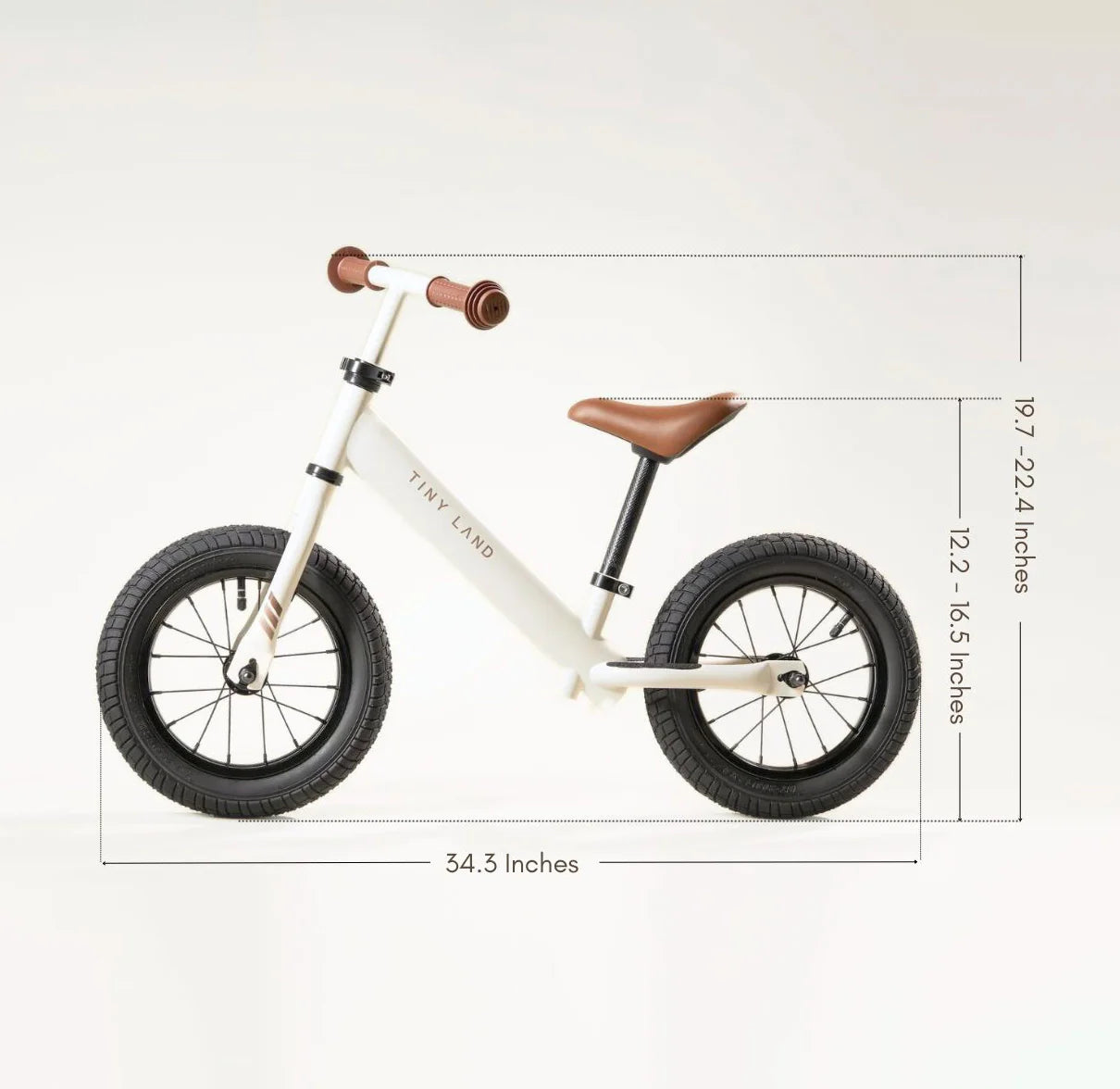 Tiny Land® Balance Bike - Milky White - HoneyBug 