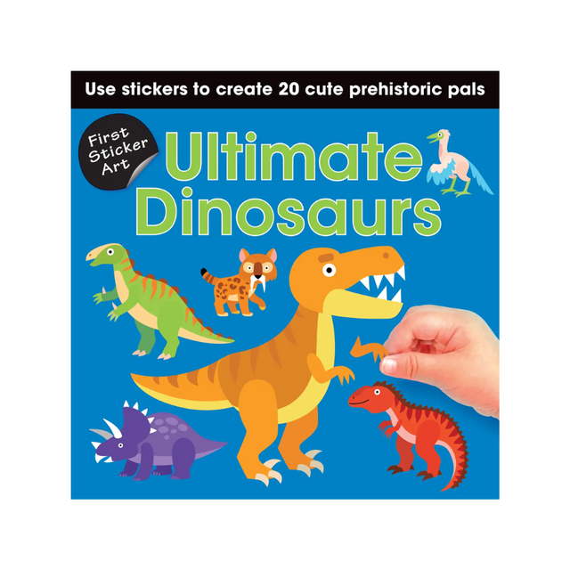 Ultimate Dinosaur: First Sticker Art Book - HoneyBug 