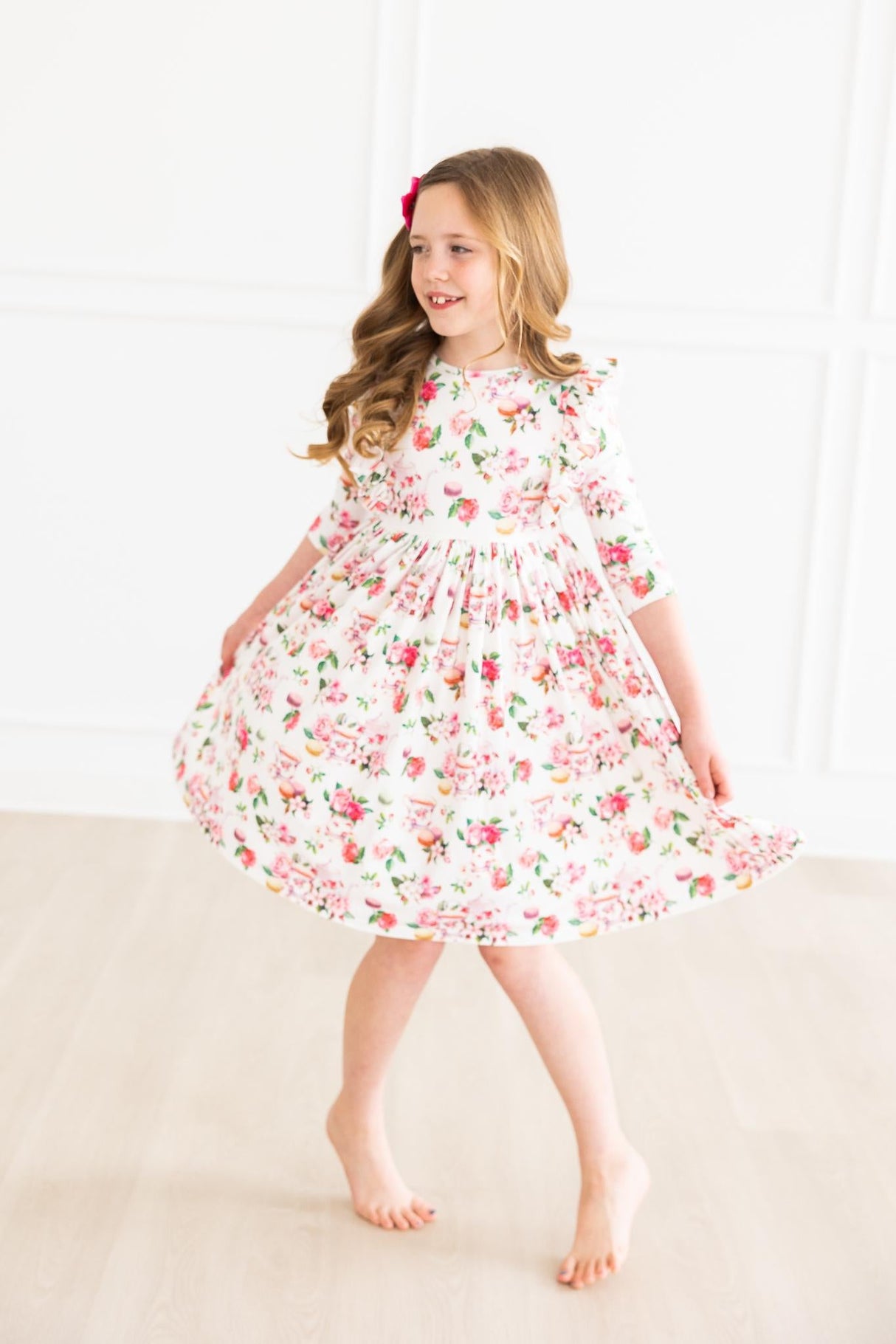 Macarons & Tea Ruffle Twirl Dress