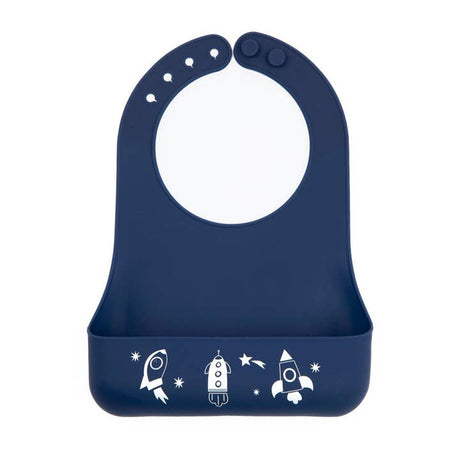 Outer Space Little Bites Bib - HoneyBug 