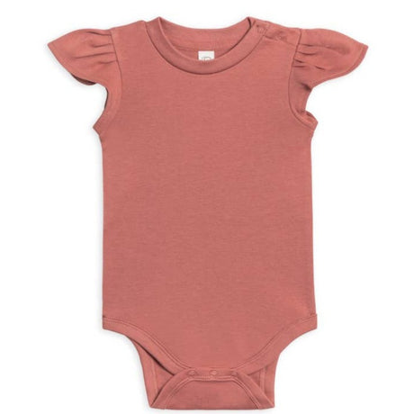 Pearl Petal Sleeve Bodysuit - Berry - HoneyBug 