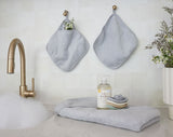 3 Pack Washcloth Set - Misty Blue