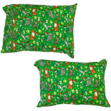 Enchanted Forest Woodland Animals 2-Pack Standard Pillow Case