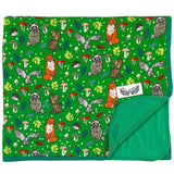 Enchanted Forest Woodland Animals Toddler Blanket