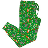 Enchanted Forest Woodland Animals Women's Jogger Style PJ Pants