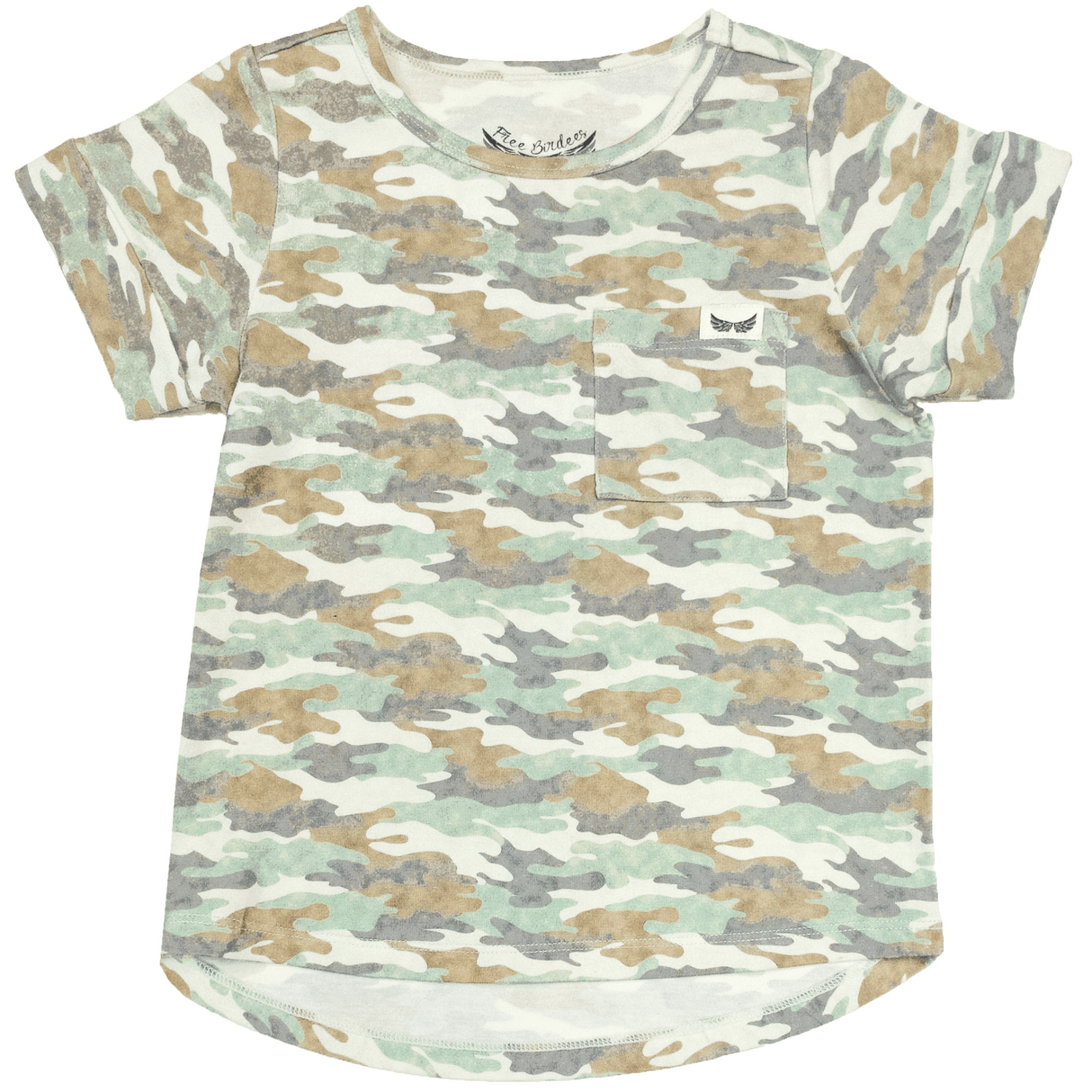 Faded Camo Pocket Tee Jersey (18M-8Y)