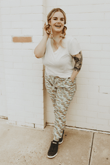 Faded Camo Women's Bamboo/Cotton Jogger