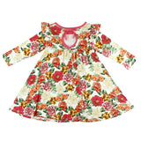 Fall In Love Long Sleeve Twirling Dress (2T-8Y)