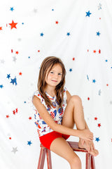 Party in the USA S/S Ruffle Tee